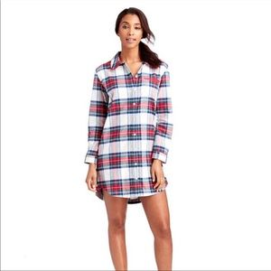 Vineyard Vines Flannel sleep shirt womens x-small